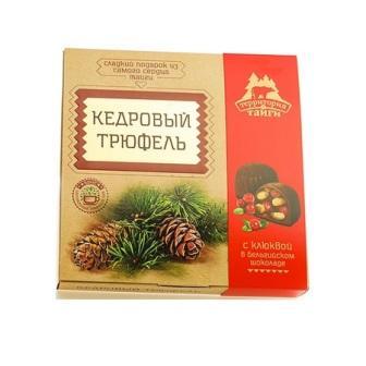 Кедровый трюфель с клюквой в коробке 80 гр (ТТ)
